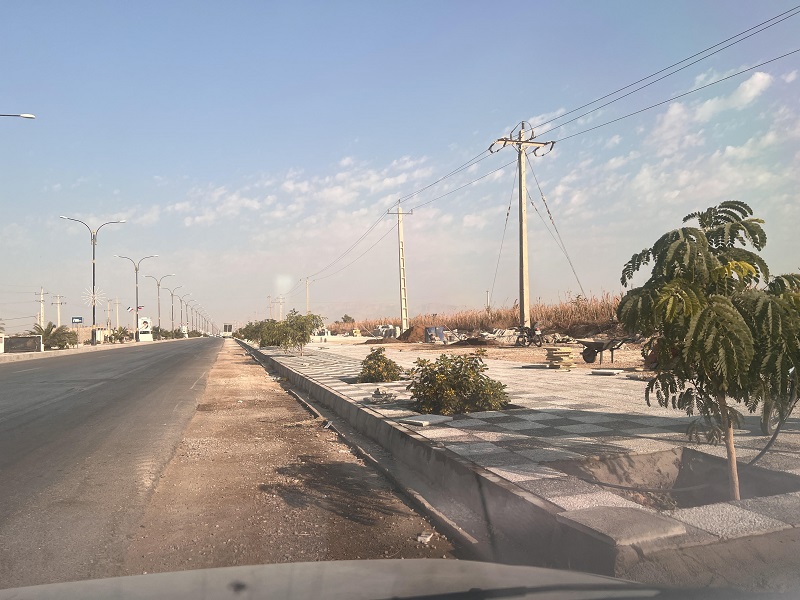 ساماندهی ورودی و خروجی شهر بادوله آغاز شد .